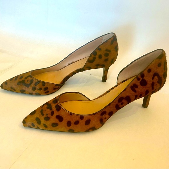 Banana Republic Shoes - Banana Republic D Orsay pump size 10. Leapard haircalf print 2-1/2” heel.
